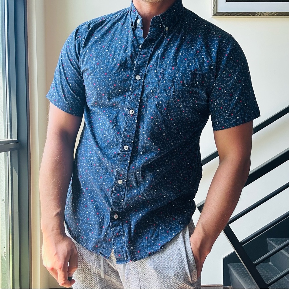 JACK THREADS - Red White and Blue Button Up